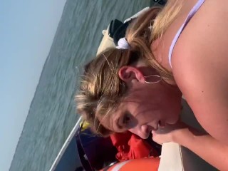 Walmart girl fucks on boat part 2